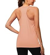 MAGCOMSEN Women's Sleeveless Workout Tank Tops UPF 80+ Racerback Shirts Quick Dry UV Protection A...