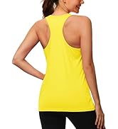 MAGCOMSEN Women's Sleeveless Workout Tank Tops UPF 80+ Racerback Shirts Quick Dry UV Protection A...