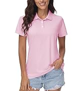 MAGCOMSEN Womens Polos Golf Shirts Short Sleeve Collared Shirt Women Quick Dry Fit UPF 50+ Tennis...