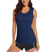 MAGCOMSEN Women's Sleeveless Workout Shirts UPF 80+ Dry Fit Running Wicking Tank Tops Athletic Gy...