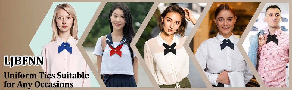 School Ties Suitable for uniform shirt JK women girls boys mens